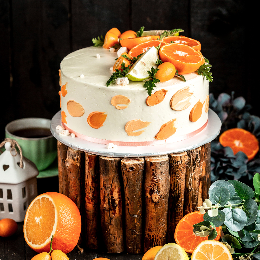 Citrus Burst Fresh Cream Cake