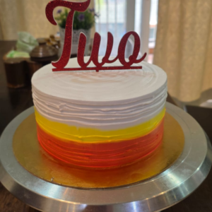 Sunset Ombre Smash Cake, Vanilla (Egg / Eggless Options)